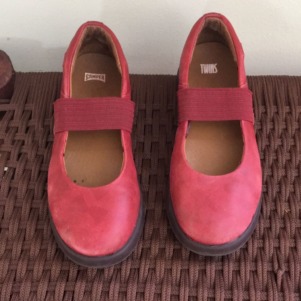 Camper Kids Red Shoes